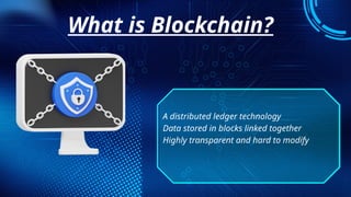 Cyber Security & Blockchain Presentation. | PPTX