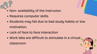 E-learning its concept, its advantages and disadvantages | PDF