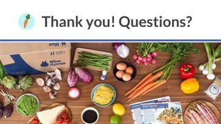 Thank you! Questions?
 