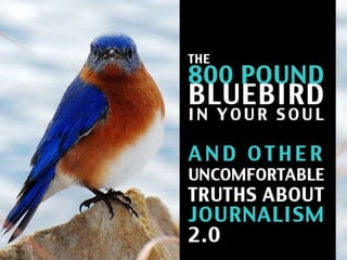 The 800 Pound Bluebird in Your Soul and Other Uncomfortable Truths about Journalism 2.0