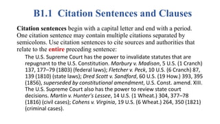String Citation Example Bluebook citation for law student referencing | PDF