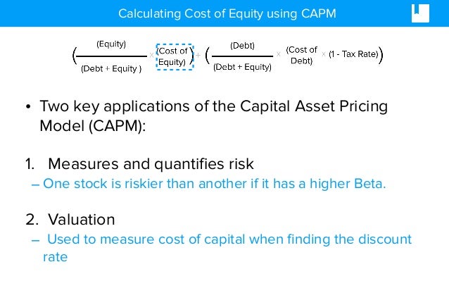 how to calculate cost of common stock using capm