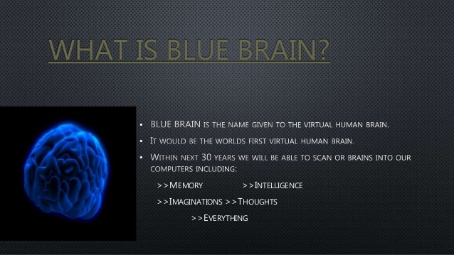 ieee research papers on blue brain