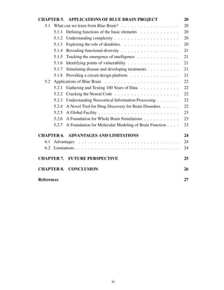 Blue brain doc | PDF