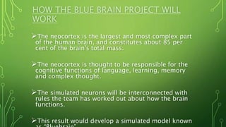 BLUE BRAIN TECHNOLOGY introduction as well as explanation | PPTX
