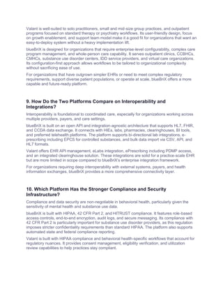 Valant Pra Report.pdf Comparing blueBriX and Valant: Choosing the Best Behavioral Health EHR ...