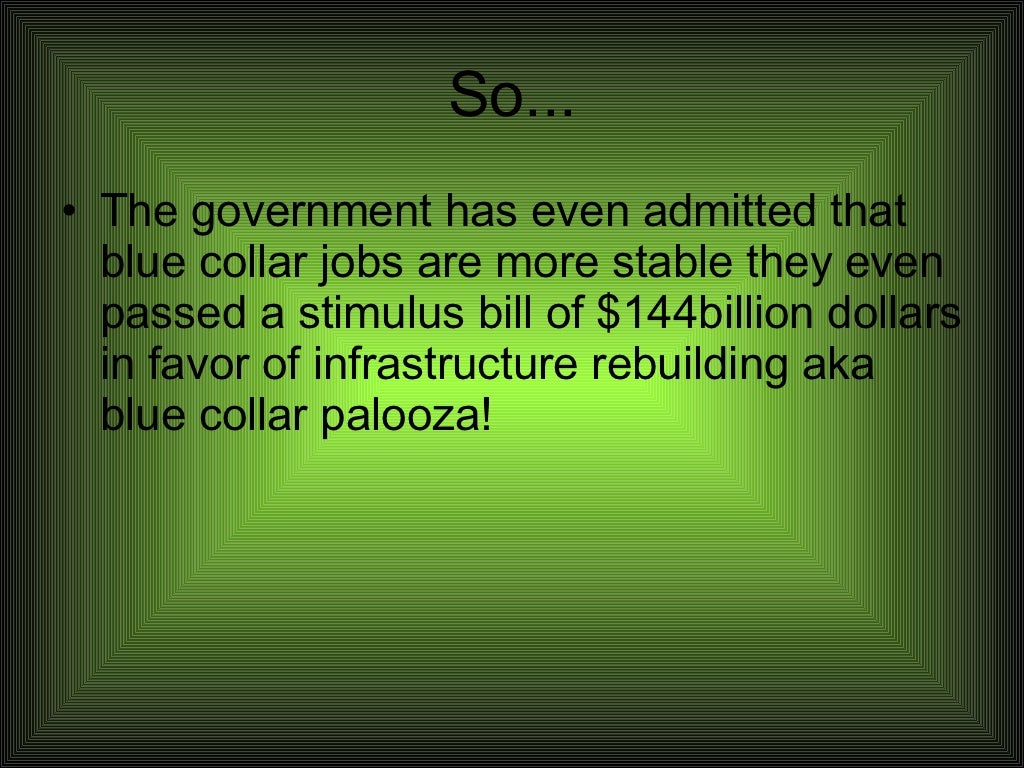 Blue collar vs White collar