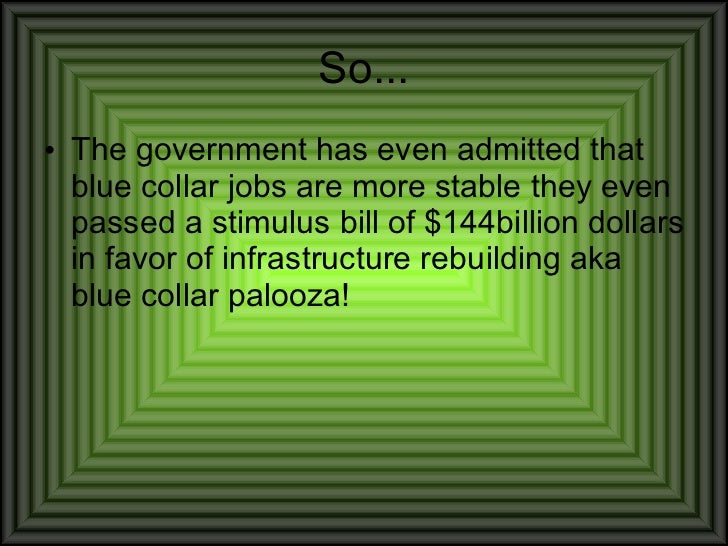 Blue collar vs White collar