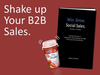 Shake up
Your B2B
Sales.
 
