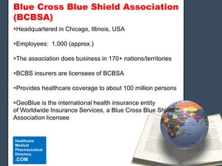 Blue Cross Blue Shield and BUPA Partnership - 2014 - A Global ...