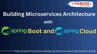 building scalable microservices with java spring boot:... Building Microservices Architecture with Spring Boot and Spring Cloud | PDF