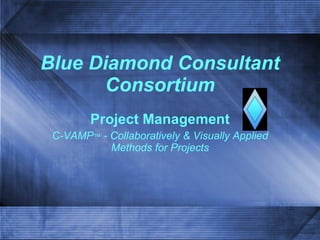 Blue Diamond Consultant Consortium Project Management C-VAMP ™  - Collaboratively & Visually Applied Methods for Projects 
