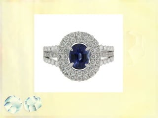 Blue Diamond Engagement Ring from Diamonds Internation