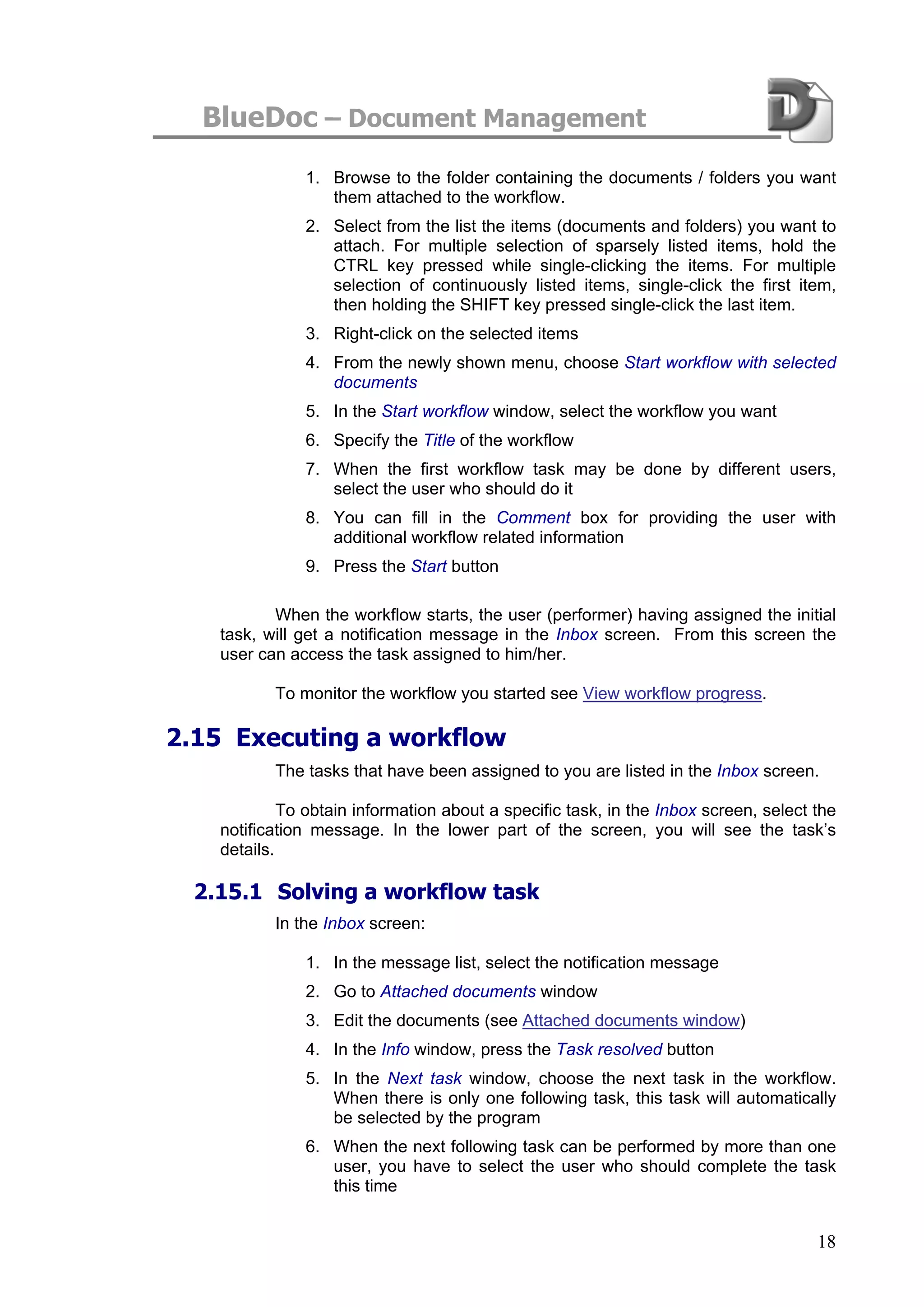 Blue Doc User Manual