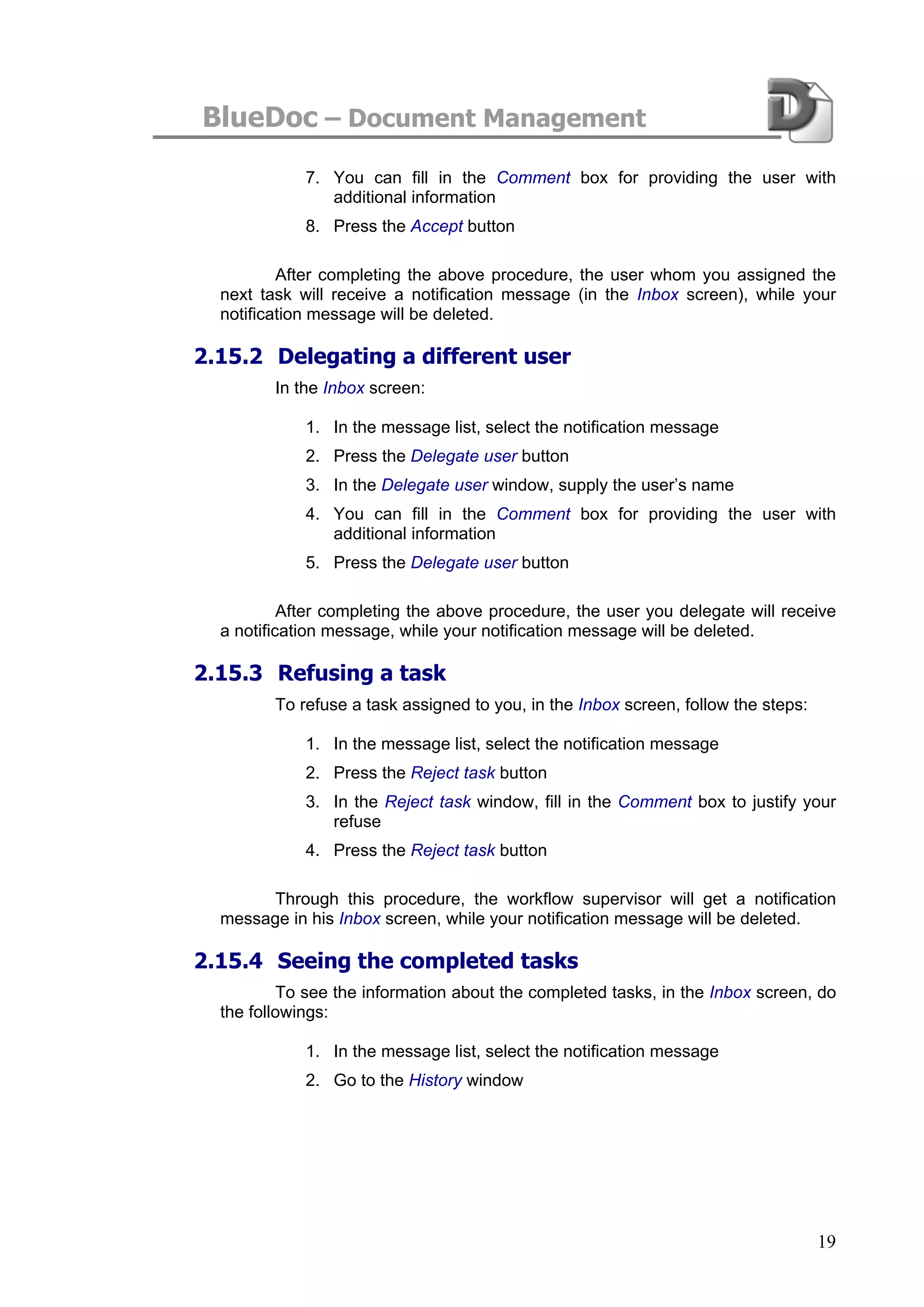 Blue Doc User Manual
