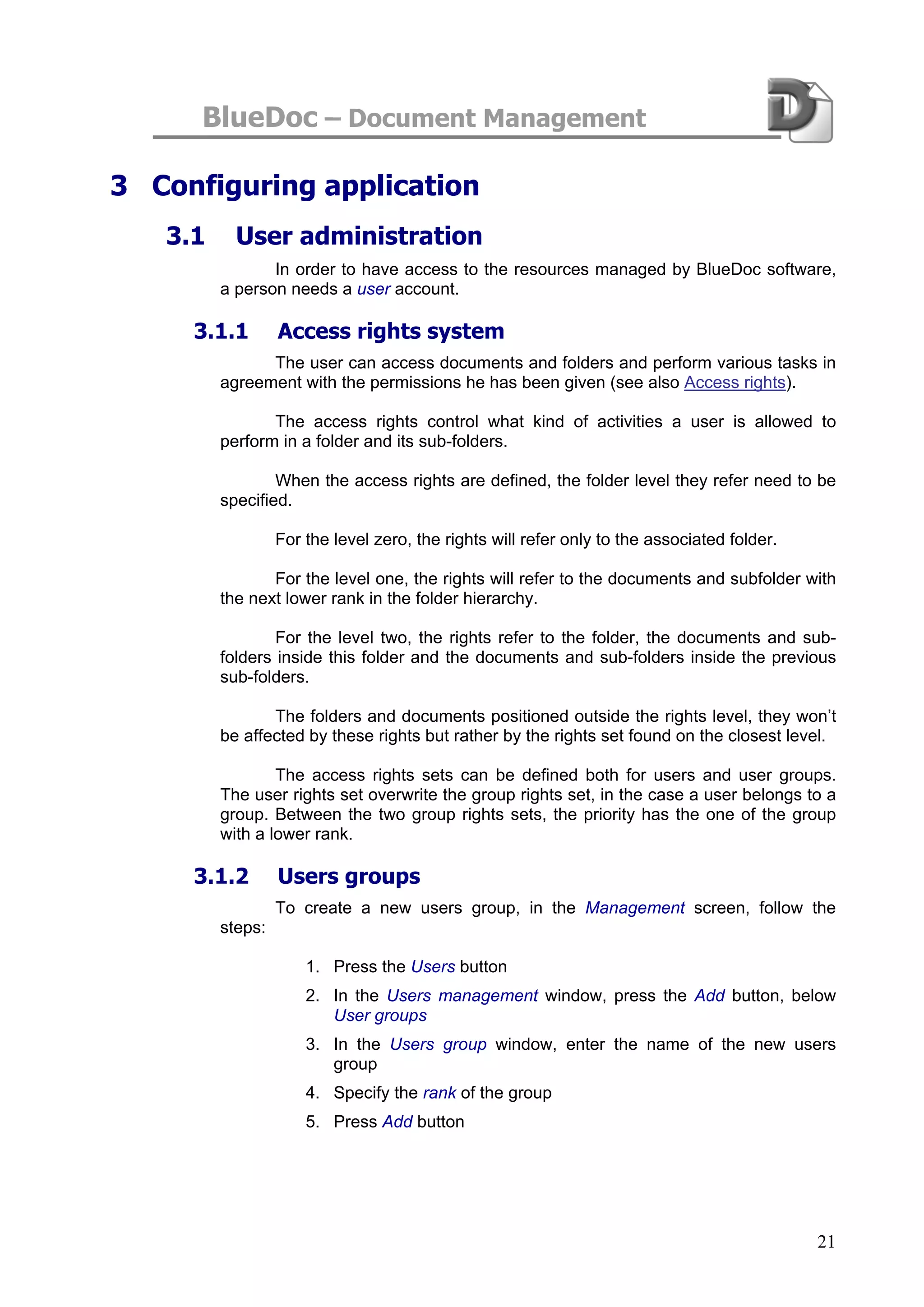 Blue Doc User Manual