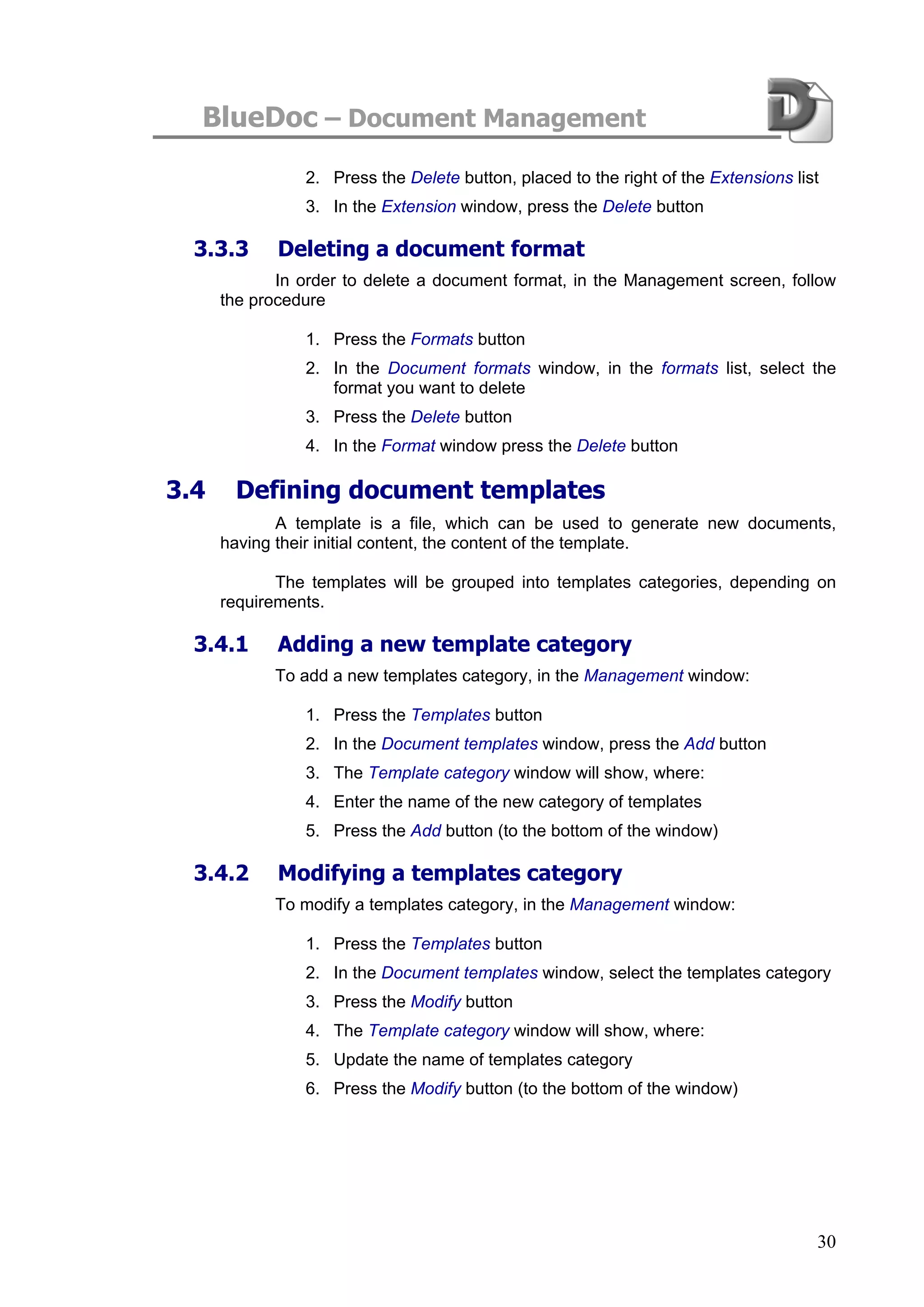 Blue Doc User Manual