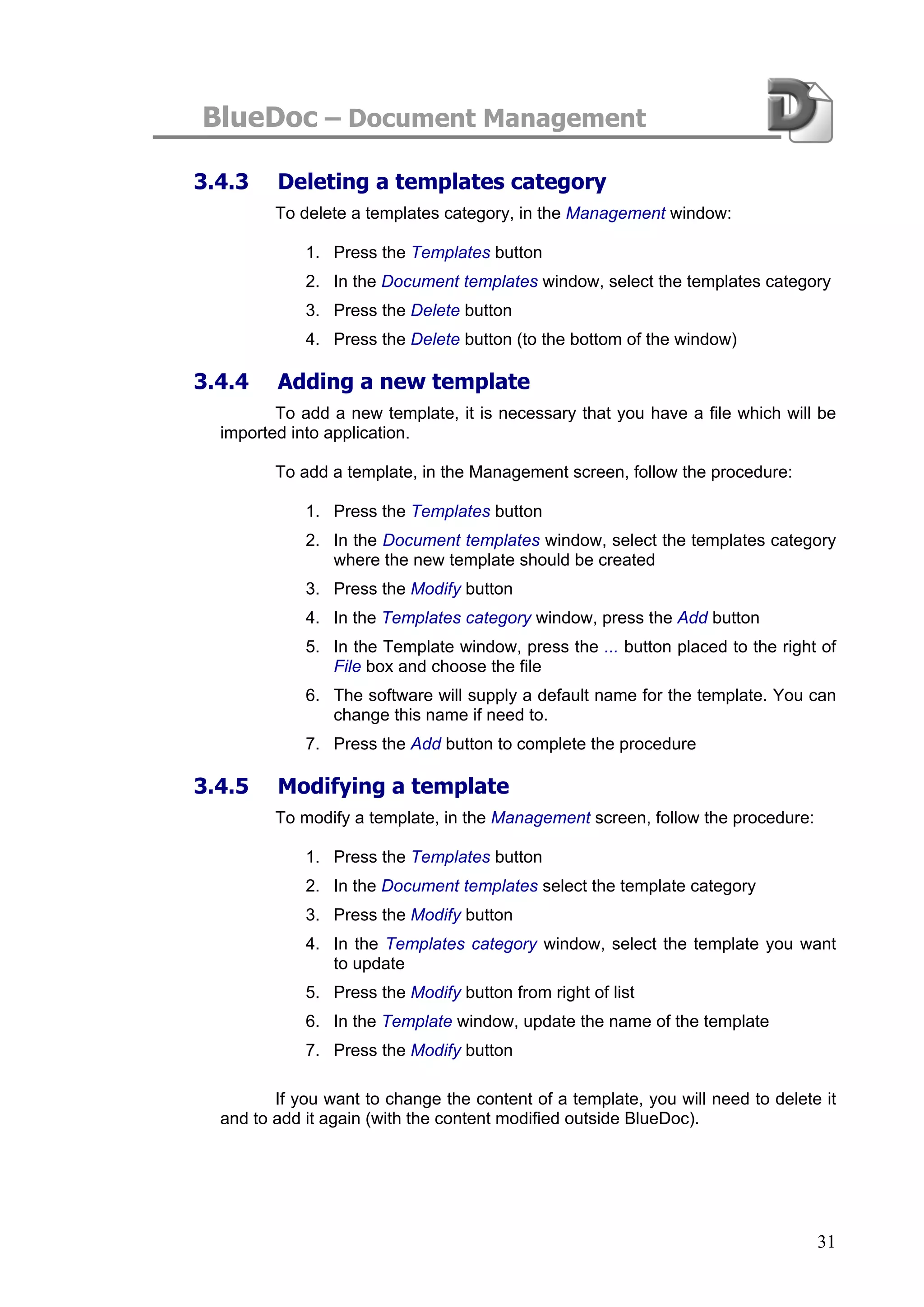 Blue Doc User Manual