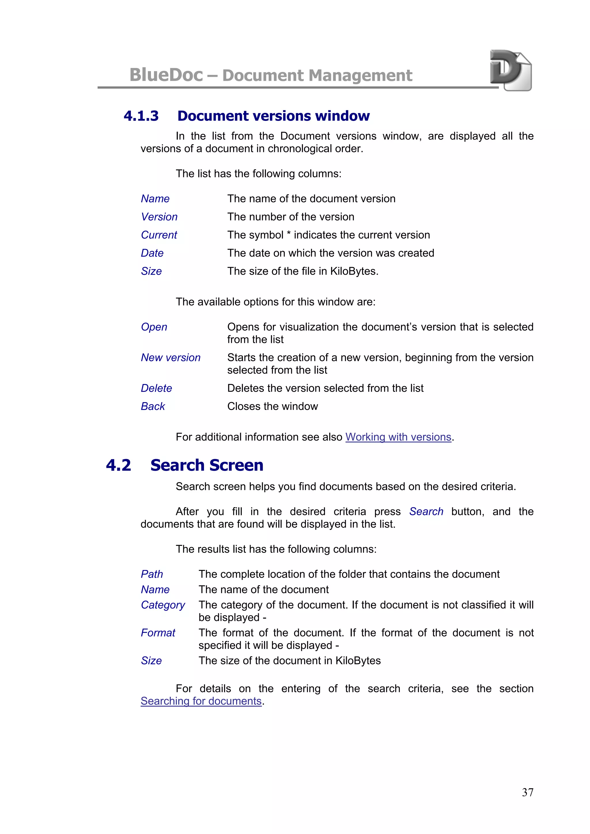 Blue Doc User Manual