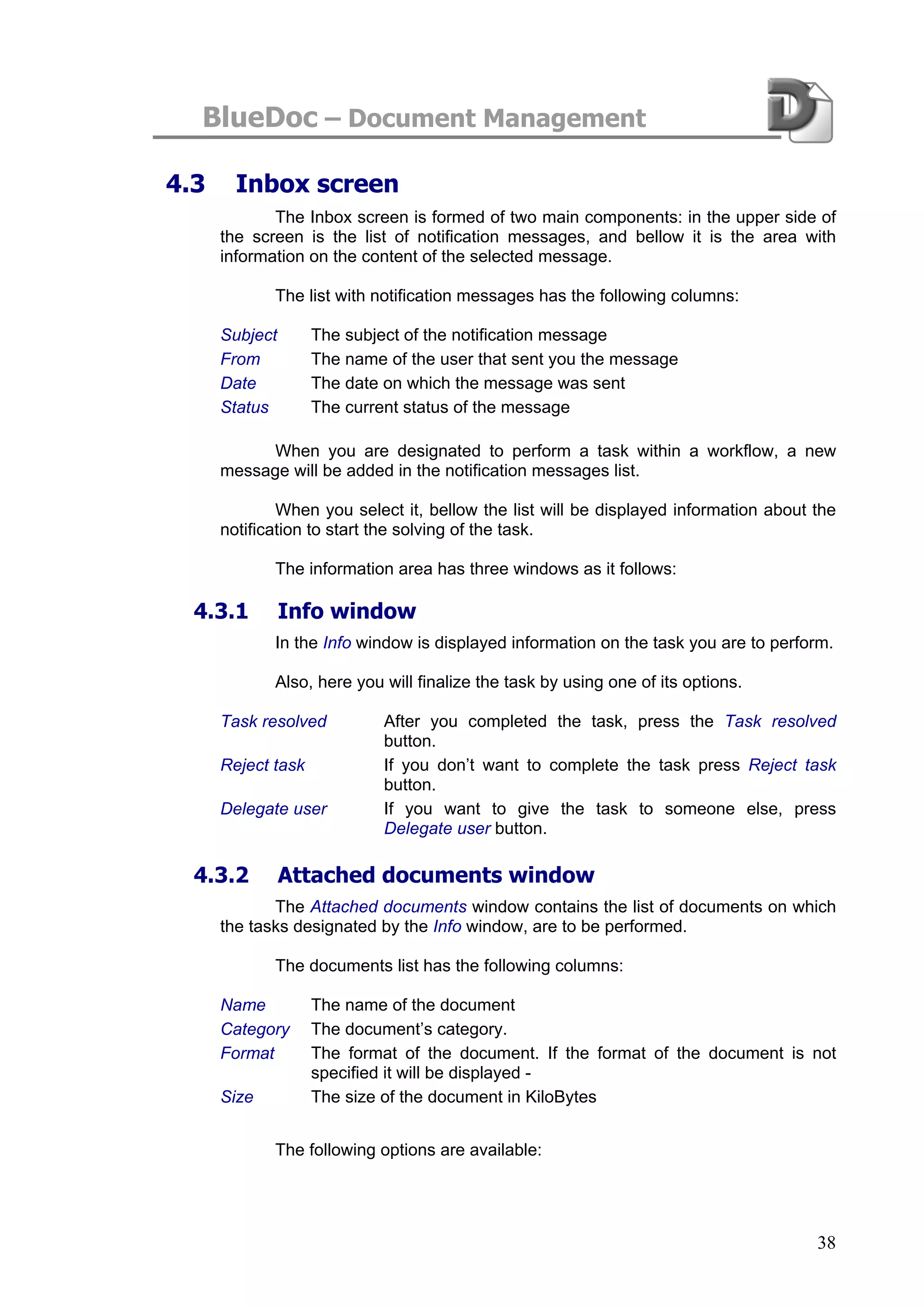 Blue Doc User Manual