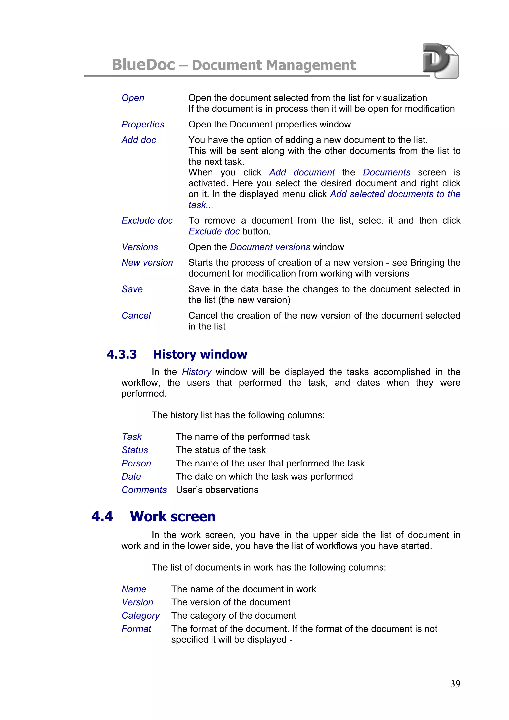 Blue Doc User Manual