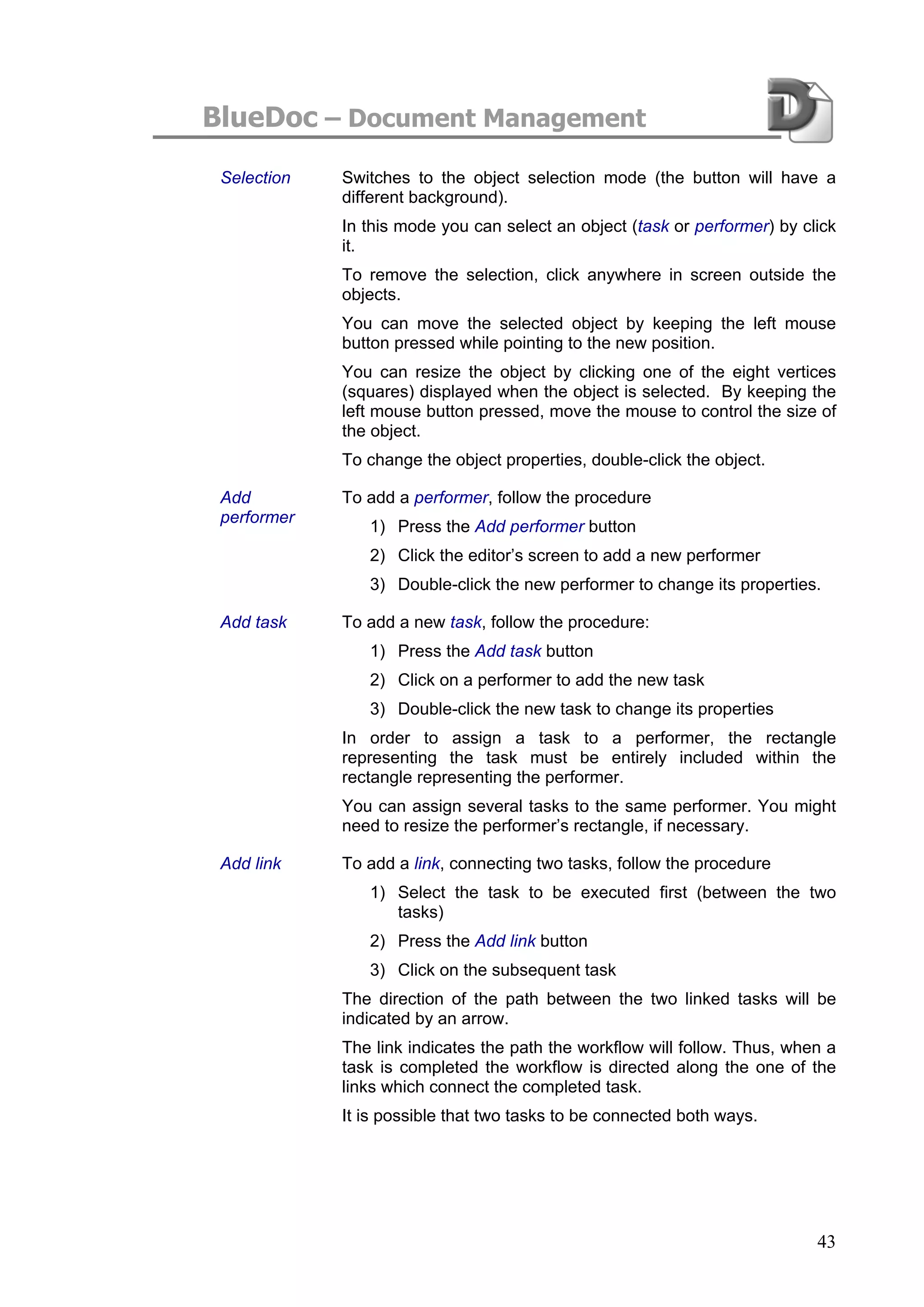 Blue Doc User Manual