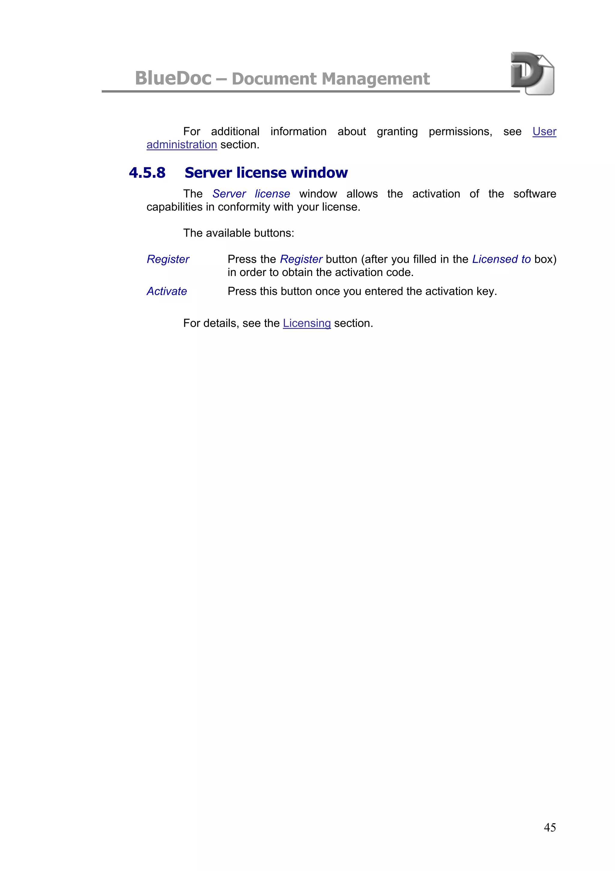 Blue Doc User Manual