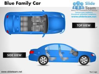 Blue Family Car



                    TOP VIEW




    SIDE VIEW



www.slideteam.net          Your Logo
 
