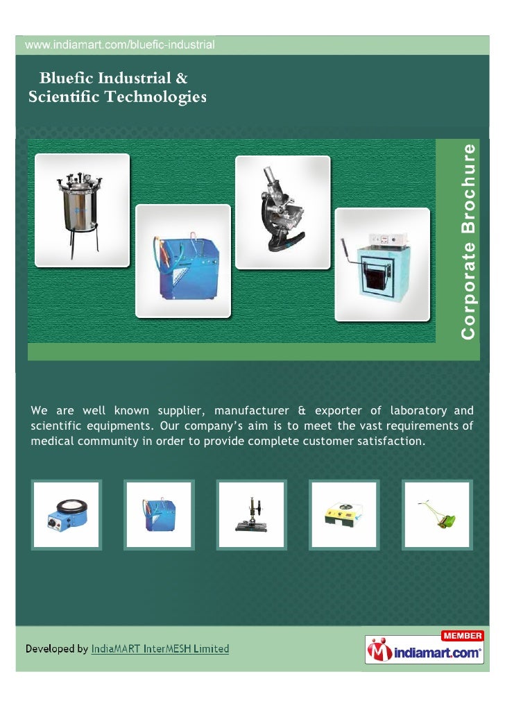 Bluefic Industrial & Scientific Technologies, Ambala, Pharmacy Instrument