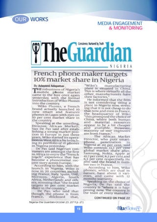 WORKSOUR
19
MEDIA ENGAGEMENT
& MONITORING
 