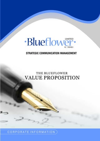 The Blueflower Value Proposition