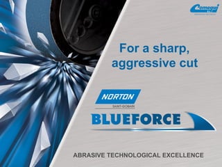 aggressive cut
For a sharp,
ABRASIVE TECHNOLOGICAL EXCELLENCE
 