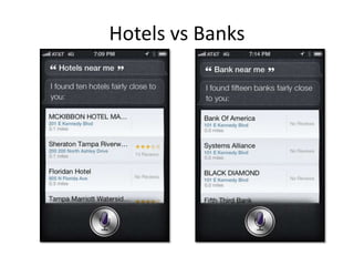 Hotels vs Banks
 