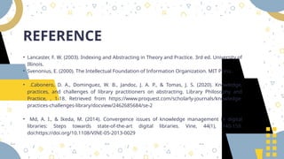 Library Science Indexing indexing process to production of indexes | PPTX
