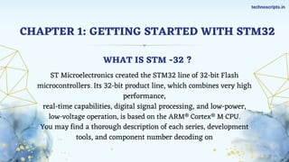 learning STM -32 | PDF