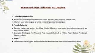 Neoclassical Literature: Reason, Order, and Satire | PPTX