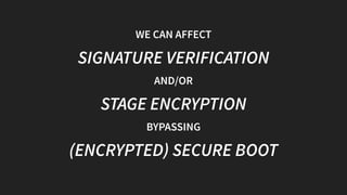 Blue Hat IL 2019 - Hardening Secure Boot on Embedded Devices for ...