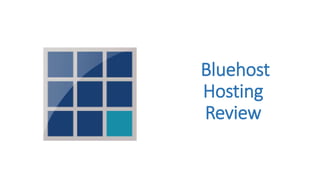 Bluehost
Hosting
Review
 