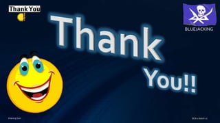 BLUEJACKING
BCA-1 (betch-2)Khemraj Soni
 