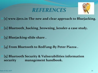 Bluejacking Example Bluejacking ppt | PPT