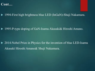 Seminar on Blue LED | PPTX