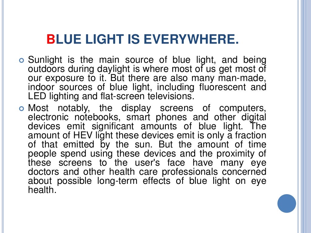 Blue light