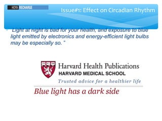 Blue light presentation | PPT