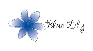 Blue lily logo