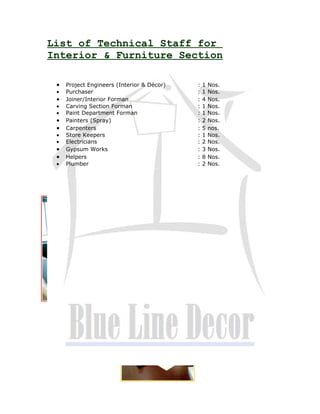 Blue line    company profile - karachi