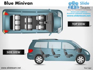 Blue Minivan



                    TOP VIEW




    SIDE VIEW



www.slideteam.net          Your Logo
 