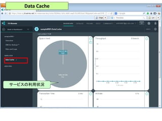 Data Cache 
サービスの利用状況 
 