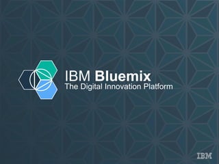 IBM Bluemix
The Digital Innovation Platform
 
