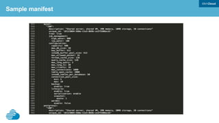 External Shared Customer Network
Bluemix Tenant Private VM Data Network using GRE Tunnel
Neutron
Bluemix
Tenant
Router
Bluemix Tenant VMs Other Tenant VMs
Other
VMs
Other
VMs
Other
VMs
Tenant Private Network
Other
Tenant
Router
Physical Router
Bluemix Local on ICM - VM Networking View
 