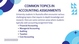 Australia’s Best Accounting Assignment Help for University Students | PDF